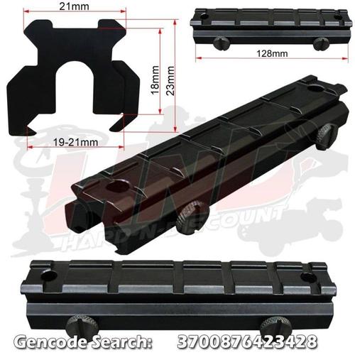 20mm Fixation Adaptateur de Rails, Adaptateur Tactique pour Rail