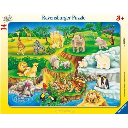 Ravensburger - puzzle enfant - puzzle cadre 30-48 p - photo de