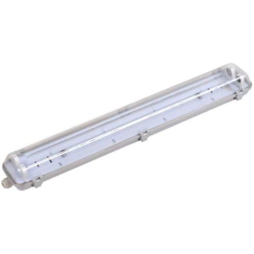 Kit de Réglette LED étanche + Tube Néon LED 120cm T8 36W - Blanc Neutre  4000K - 5500K - SILAMP