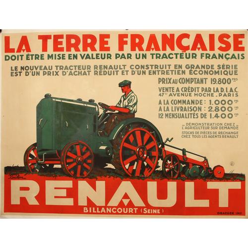 Tracteur Renault R 3042 1950 - 1/43 MINIATURE COLLECTION UNIVERSAL