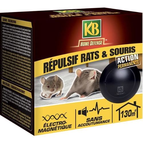 Répulsif Ultrason pour Voiture, Électronique Dissuasion Répulsif Anti-Fouine  de Rat avec Lampes Stroboscopiques à Del