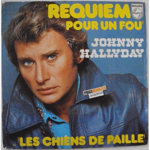 Johnny Hallyday Requiem Pour Un Fou Framed Disque dor Display Vinyl C1 
