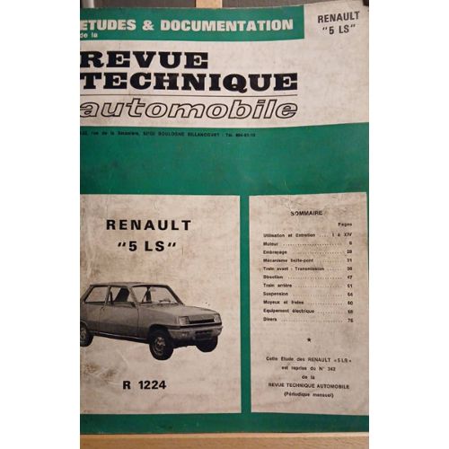 Revue Technique Automobile RENAULT CLIO IV ( de 07-2012 ) ETAI - Revues  techniques