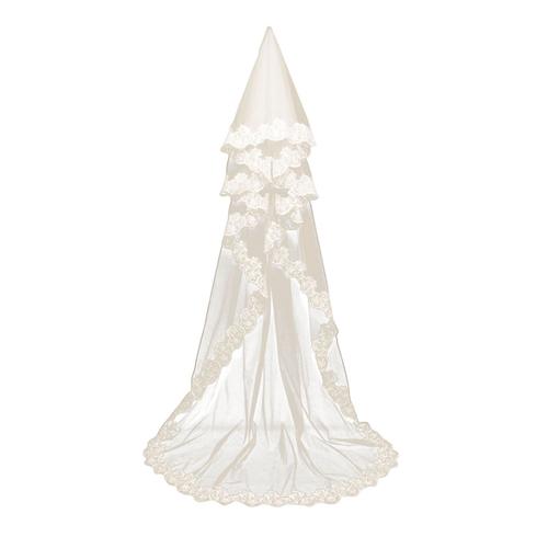 TANPAUL Robe de Mari/ée Dentelle Col V El/égante Robe de Mariage Princesse Manche Longue Robe Nuptiale Femme Dentelle Dos Nu