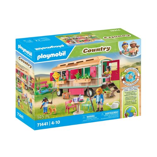 Playmobil Country 71441 pas cher, Roulotte café boutique