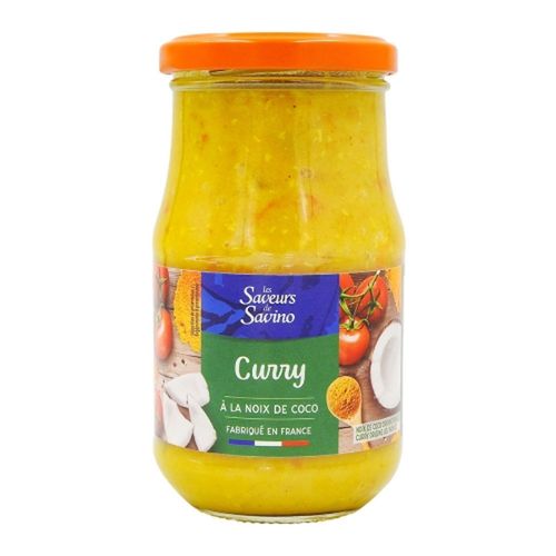 Lot 12x Pâte de curry jaune - Pot 200g