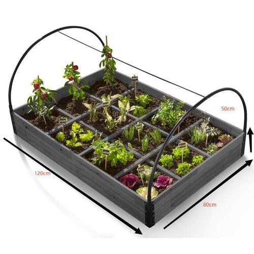 Bâche plastique pour grande serre tunnel Verve Kitchen Garden 120 x 80 cm