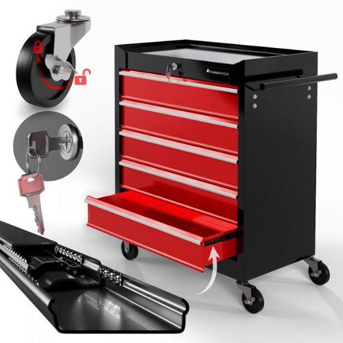 Servante BLACK EDITION 7 tiroirs équipée de 309 outils - qualité
