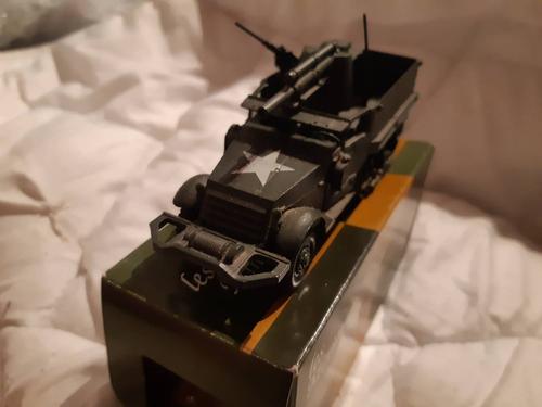 Solido Half-track M3 – Miniature Militaire 1/43, Neuve En Boîte Avec Accessoires