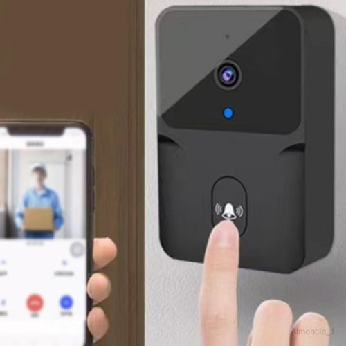 Sonnette vidéo connecté Sans fil WiFi 720P Caméra de vision nocturne IR  avec carillon - Caméra de surveillance - Achat & prix