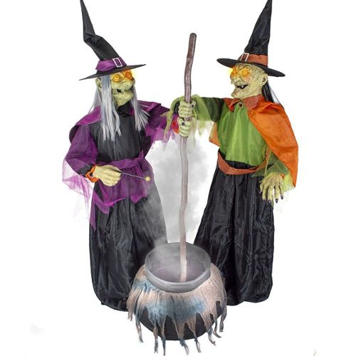 TD® Halloween decoration accessoires de commande vocale de sorcière fe –