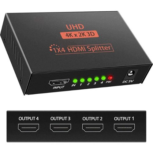 Switch HDMI 4K Bidirectionnel (2 entrées, 1 sortie ou 1 entrée, 2 sorties)  - Commutateur HDMI - Macway