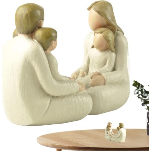 Ensemble de statue de scène de la Nativité, figurine de Noël, bébé Jésus  CPull, Sainte Famille, artisanat en résine, ornement, cadeau religieux
