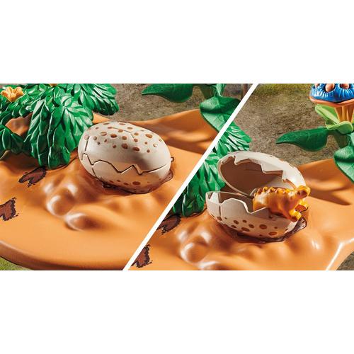 PLAYMOBIL 9432 - Dinos - Explorateur Avec Véhicule et Stégosaure