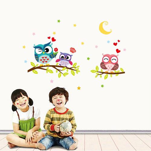 Achat Stickers Muraux Enfant Arbre Hibou Pas Cher Ou D Occasion Rakuten