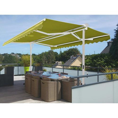 Store banne double pente avec coffre – Enargite 4 x 6 m manuel