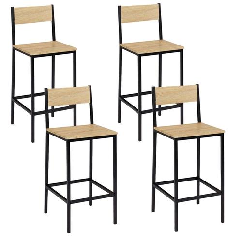 Achat Tabouret De Bar Industriel Avec Dossier A Prix Bas Neuf Ou Occasion Rakuten