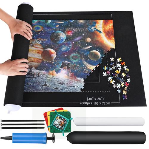 Tapis de puzzle 3000 pièces pour puzzle - Système de stockage de