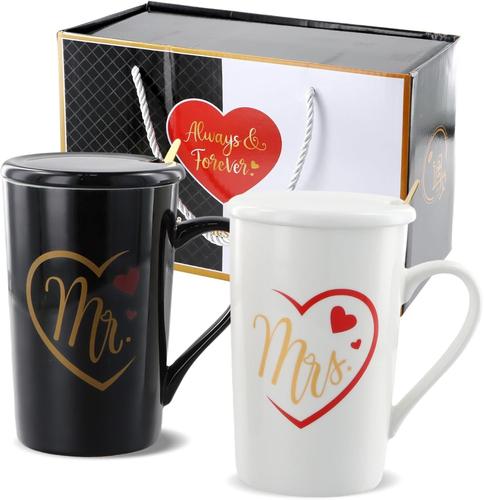 Lot De 2 Chapeaux De Baseball Mr Et Mrs 2024 Pour Homme Et Femme, Réglable En Coton Brodé 3D, Mr Mrs 2024 Brodé Noir, Taille Unique