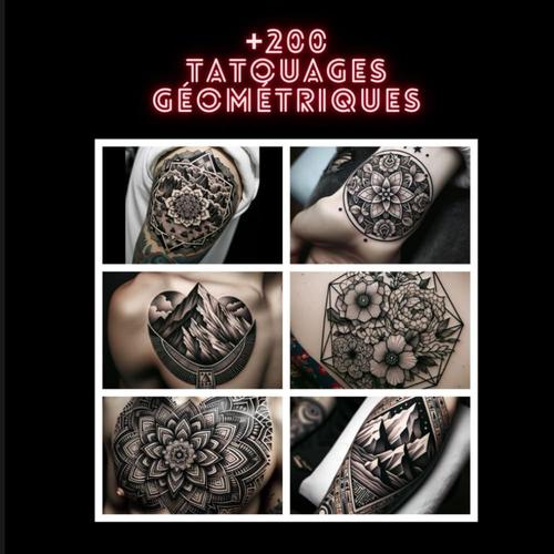 tatouage carré géométrique