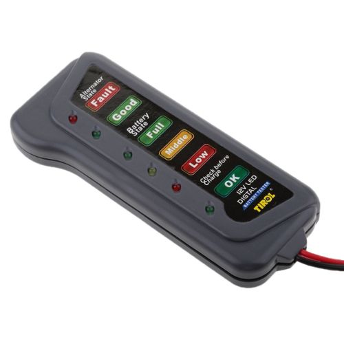 Testeur de Capacité de Batterie 10-100V Moniteur de Voltmètre de  Température Battery Tester avec Indicateur LCD Couleur : : Auto et  Moto