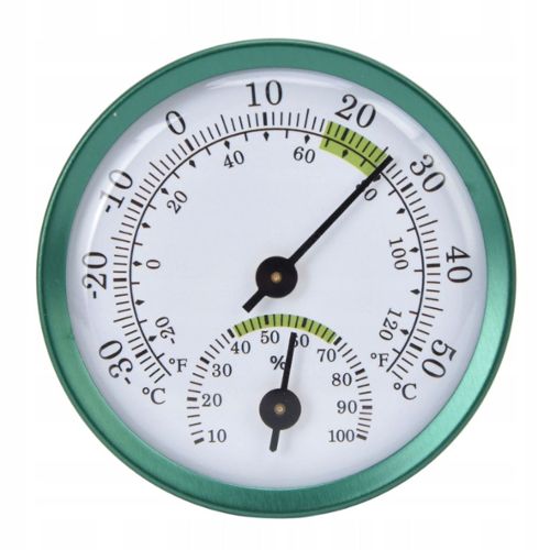 1 Pc Thermomètre Hygromètre À Cadran Intérieur, 2 En 1 Jauge D