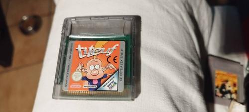 Titeuf Ze Gag + Méga Compet' - 2 Jeux En 1 Sur GBA (PAL, Complet, Très Bon état)