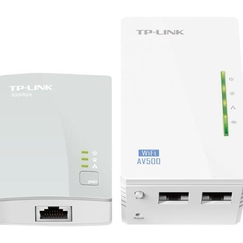 Soldes TP-Link TL-PA4025PKIT Kit de 2 adaptateurs CPL AV500 2 ports Ethernet  2024 au meilleur prix sur