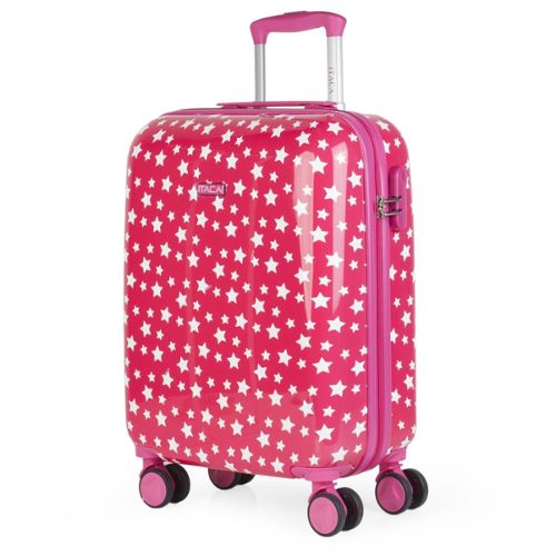 Valise trolley doux bagages valise de voyage tissu bagages à main rouge L rk4214rt-l 