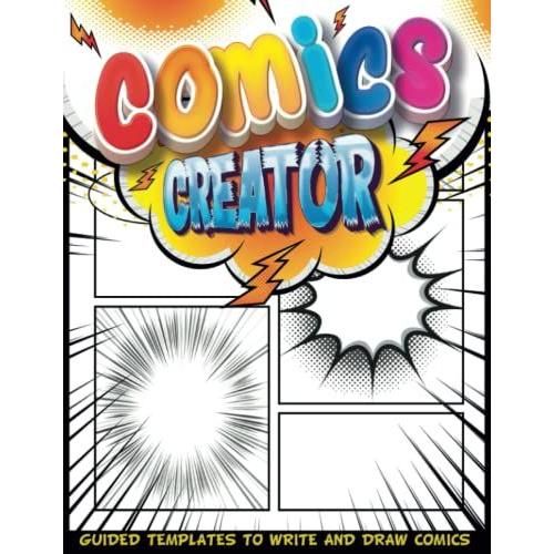 Comic Nero Anime Art Supplies For Teens: Blank Comic Book to Create Your  Own Comics for Teens Kids and Adults with 100 Variant Templates 