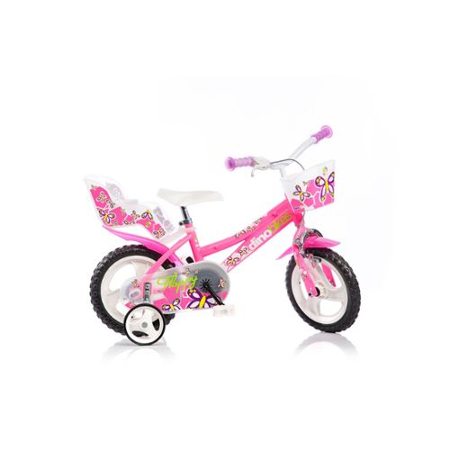 PROMETHEUS BICYCLES® Vélo enfant HAWK 12 pouces, rose/blanc