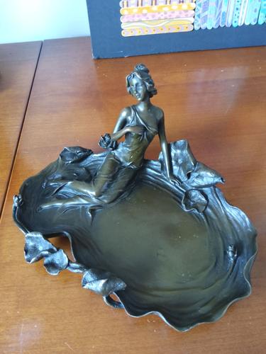 Coupe Vide Poche En Bronze Signé A. Marionnet