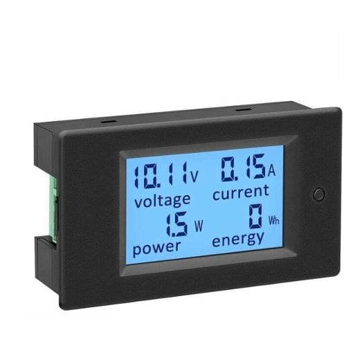 Mini voltmètre numérique ampèremètre dc 100v 10a panneau ampli volt tension  tension détecteur de mesure de courant 0.56 « double led affichage auto  voiture