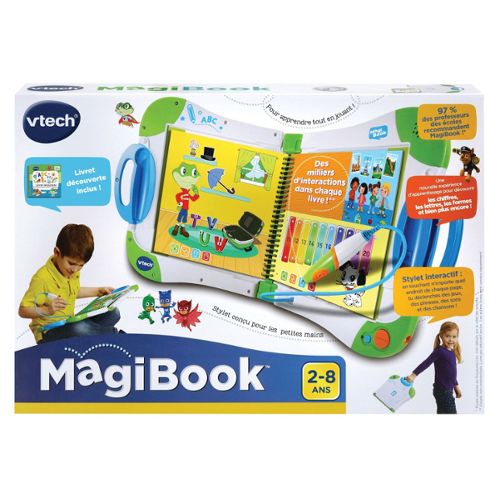 Livre magibook v2 starter pack vert + livre cory bolides vert, jeux  educatifs