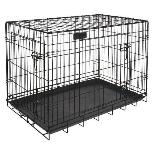 Cage Chien Interieur Solide Cage for chien grand chien chien de taille  moyenne petit chien domestique chenil intérieur en acier inoxydable avec