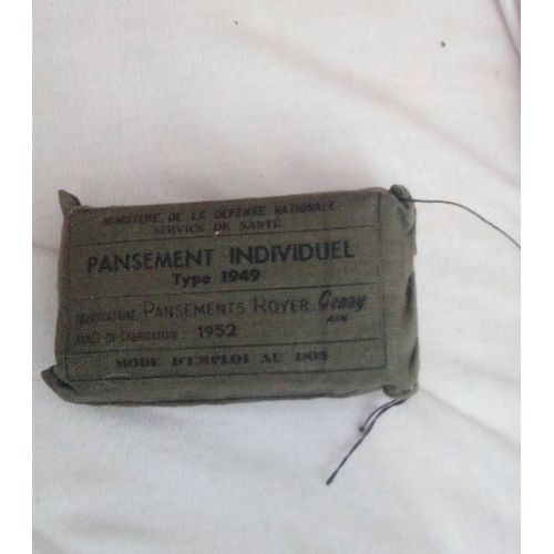 Petite sangle à paquetage Armée Française boucle fer étamée  Indochine/Algérie NEUVE