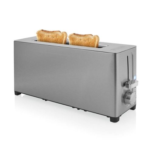 Grille pain électique Toaster Inox 2 fentes Extra-Longues Riviera&Bar