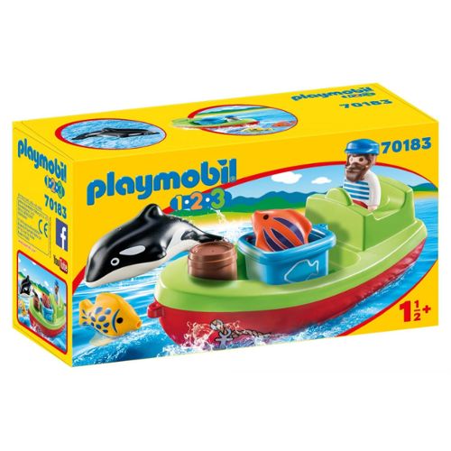 Playmobil 1.2.3 9118 Bâteau de pirates - Playmobil - Achat & prix