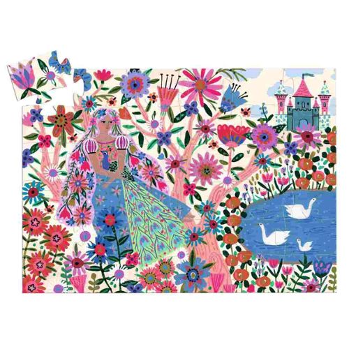 Djeco Princesse du printemps - puzzle de 36 pièces