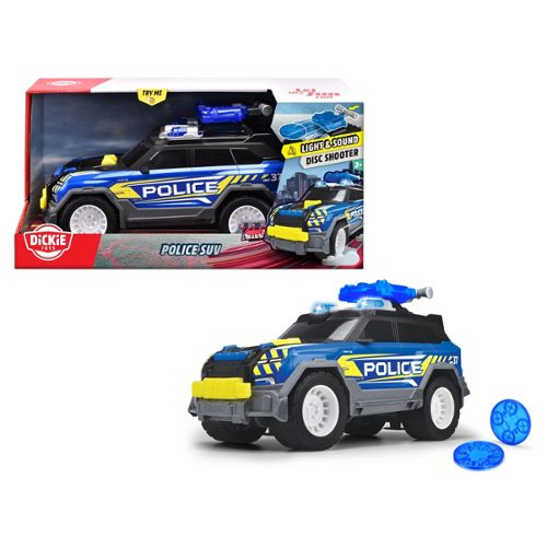 JAMARA Jouet rebondissant avec pompe camion de police Bleu