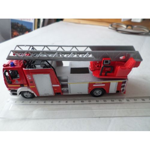 BURAGO Camion pompiers 1/43 emergency fire II pas cher 