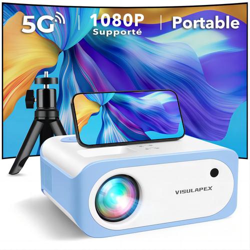 TOPVISION RETROPROJECTEUR, 5500 Lumens Mini Projecteur Full HD 1080P  Vidéoprojec EUR 88,49 - PicClick FR