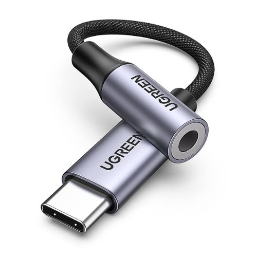 Câble USB 3.1 type C mâle vers casque et microphone type minijack