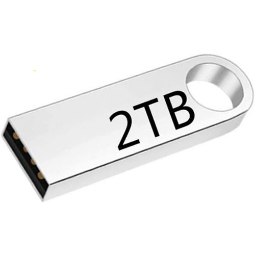 2 To-Clé USB 2023 haute vitesse, clé USB 1 To, clé USB 2 To, métal étanche, clés  USB Cle, clé USB 3.0 Go, mém - Cdiscount Informatique