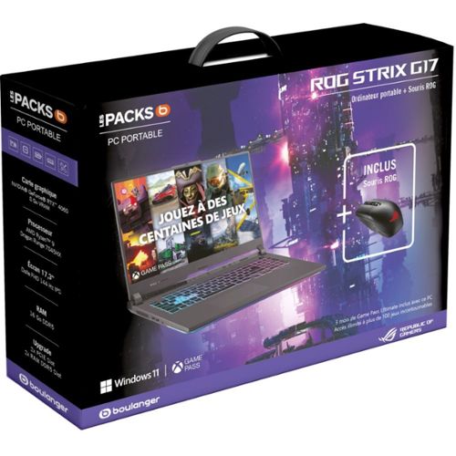PC Portable Gaming 17 - TUF A17 - TUF707NU-HX007W ASUS à Prix