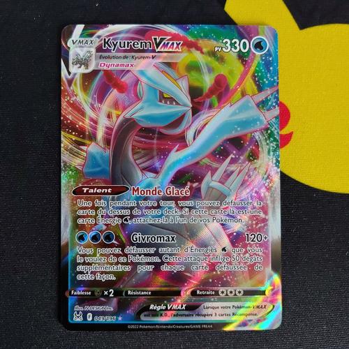 Carte Pokémon rare Kyurem EX holo full art Pv 180 - 25/98