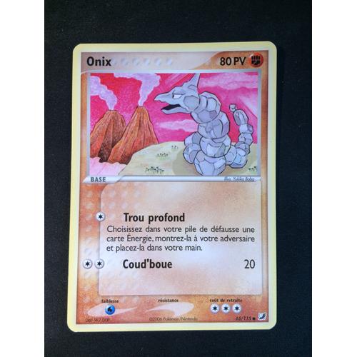 Cartes Pokemon Onix EX pas cher - Achat neuf et occasion | Rakuten