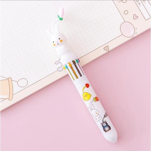 Stylo À Bille Puissant En Forme De Licorne, 4 Couleurs, Mignon, Kawaii,  Rollerball, Fournitures Scolaires Et De Bureau, Papeterie Cadeau - Type  Panda Pink