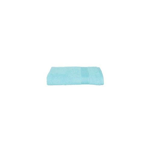 Serviette de bain bleu 100% coton 70x140 cm TEX HOME : la
