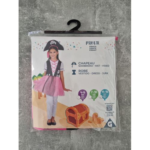 Déguisement pirate fille 6-8 ans Oxybul